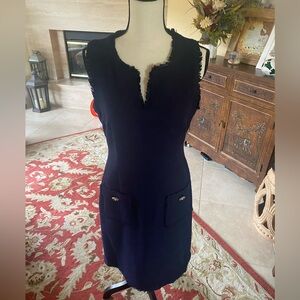 Stunning NEW Karl Lagerfeld Tweed Sheath Dress Size 10